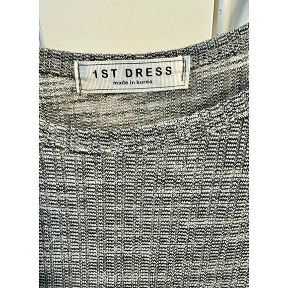 Korean Style Gray Babydoll Dress Medium - Picture 3 of 3